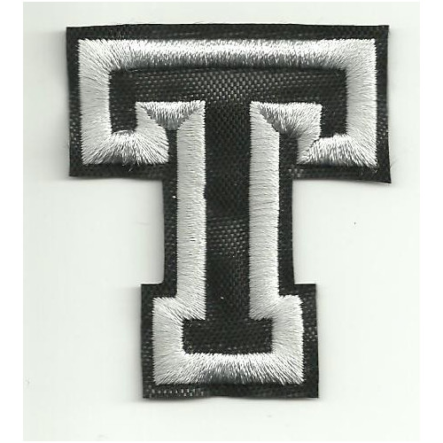 Patch embroidery LETTER T  5cm high
