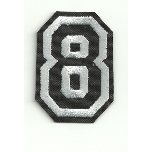 Patch embroidery LETTER 8  5cm high