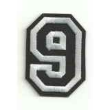 Patch embroidery LETTER 9  5cm high