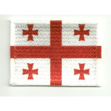 Parche bordado y textil BANDERA GEORGIA 7CM x 5CM