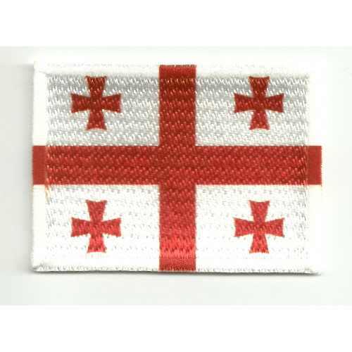 Patch embroidery and textile FLAG GEORGIA 4CM x 3CM
