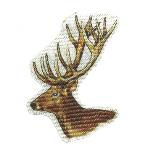 Textile patch HEAD OF GOAT HISPANIC 6.5 cm x 8.5 cm