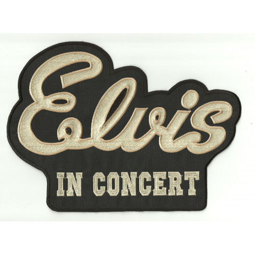 embroidery  patch  ELVIS IN CONCERT 26cm x 19cm