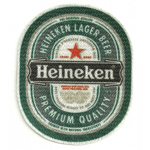 Textile patch HEINEKEN 8cm x 9,5cm
