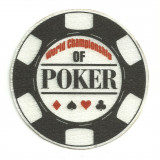 Parche textil POKER WORLD CHAMPIONSHIP 7,5cm x 7,5cm