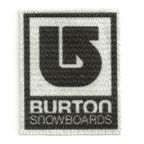 Textile patch BURTON SNOWBOARDS 10cm x 11,8cm