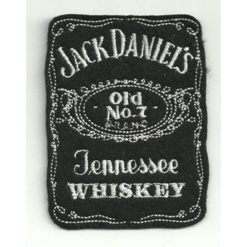 embroidery  patch  JACK DANIELS 7cm x 9cm
