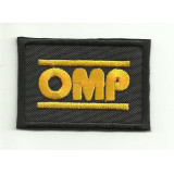 Patch embroidery OMP NEW BLACK YELLOW 9cm x 6cm