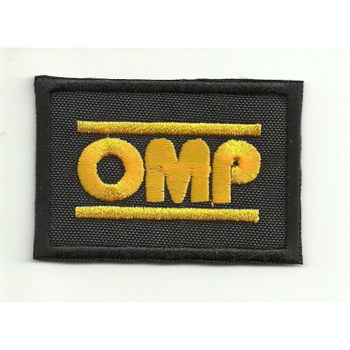 Patch embroidery OMP NEW BLACK YELLOW 18cm x 12cm