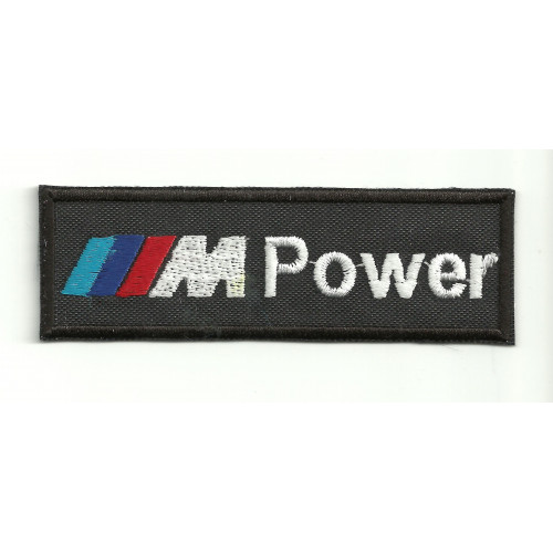 Patch embroidery M POWER " BMW "  21cm x 7,5cm