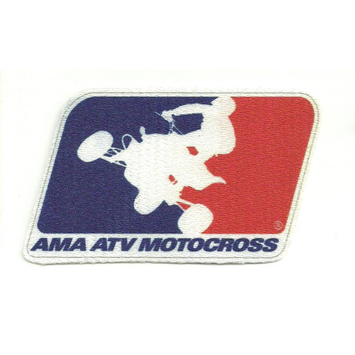 Textile patch AMA ATV MOTOCROSS 9cm x 5,5cm