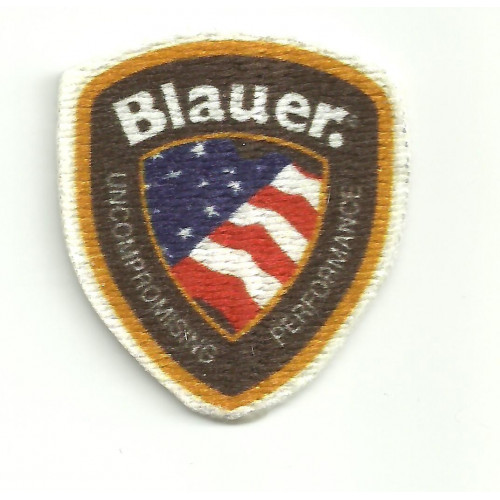 Patch textile  BLAUER 7,4cm x 7cm