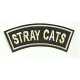 Parche bordado STRAY CATS 12cm x 4cm