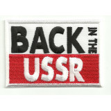 embroidery  patch  BACK IN THE USSR BEATLES 8cm x 4,5cm