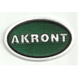 Patch embroidery AKRONT  8.5cm x 5.5cm