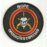 Patch embroidery BOPE OPERAÇOES ESPECIAIS  8,5cm