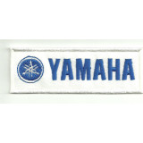Patch embroidery YAMAHA  BLUE 4cm x 1,4cm