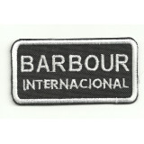 embroidery  patch  BARBOUR INTERNACIONAL 9,5cm x 5cm