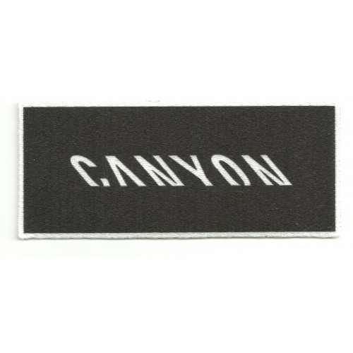 Textile patch CANYON BLACK  10,5CM X 4,5CM