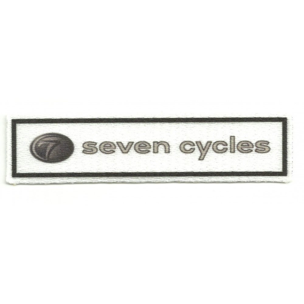Parche textil SEVEN CYCLES  10CM X 2,5CM