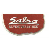 Textile patch  SALSA ADVENTURE BY BIKE 10cm x 5cm