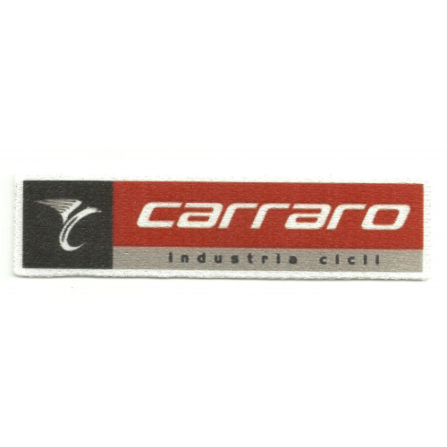 Textile patch CARRARO   10cm x 2,5cm