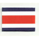 Patch embroidery and textile FLAG COSTA RICA 7CM x 5CM