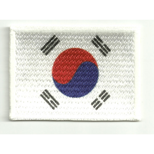 Patch embroidery and textile FALG SOUTH KOREA 4cm x 3cm