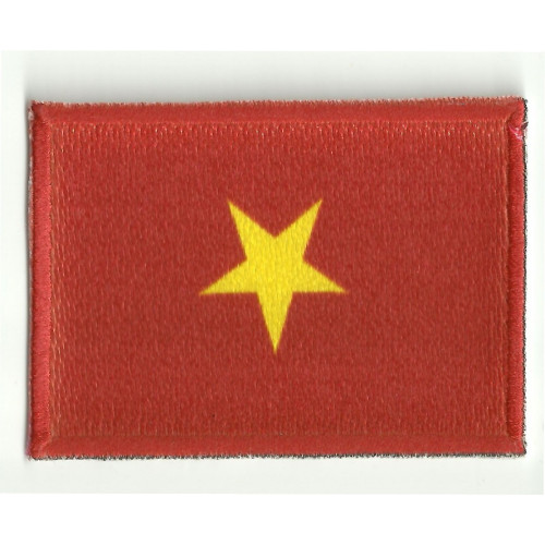Patch embroidery and textile FLAG VIETNAM 4CM x 3CM