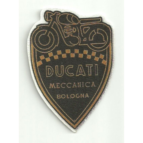 Textile patch DUCATI MECCANICA  6,5cm x 9cm