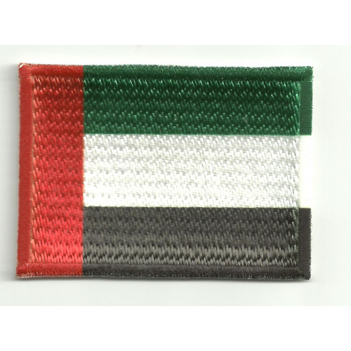 Patch embroidery and textile FLAG UNITED ARAB EMIRATES 7CM X 5CM