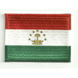 Patch embroidery and textile FLAG TAJIKISTAN 7CM x 5CM