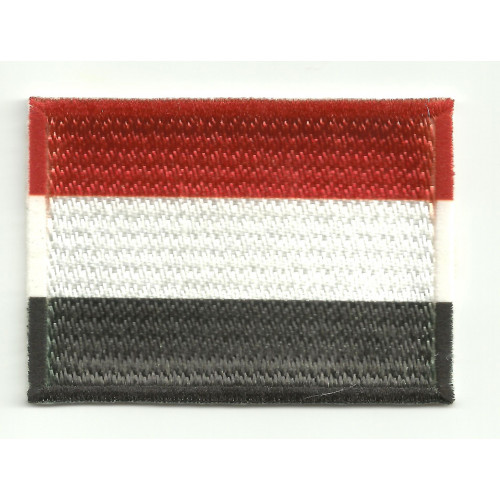 Patch embroidery and textile FLAG YEMEN 4CM x 3CM