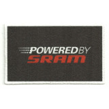 Textile patch POWERED BY SRAM  8cm x 4,5cm