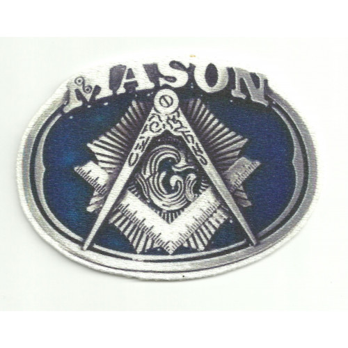 Textile patch MASON 9cm x 6,5cm
