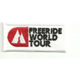 Parche bordado FREERIDE WORLD TOUR  6cm x 3cm