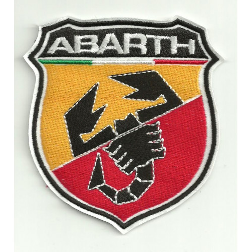 Patch embroidery ABARTH 4cm x4,5cm