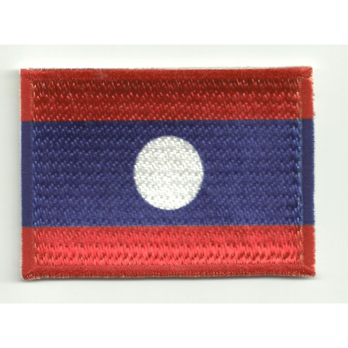 Patch embroidery and textile LAOS 4CM x 3CM