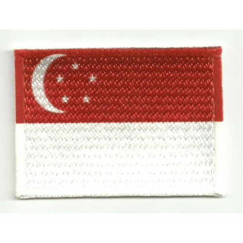 Patch embroidery and textile SINGAPUR 4CM x 3CM