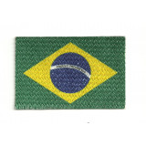 Parche bandera BRASIL  4cm x 3cm