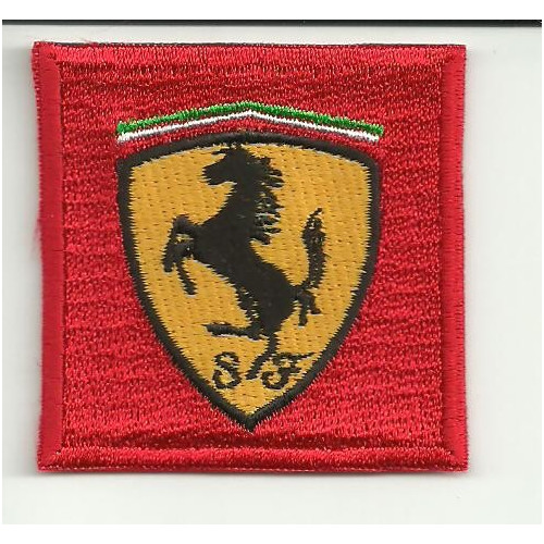 Parche bordado FERRARI 5CM X 5CM