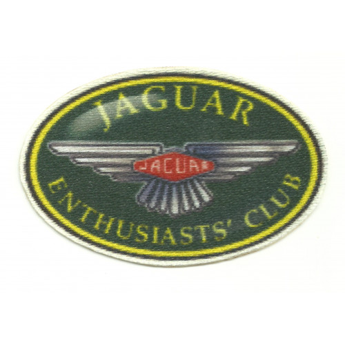 Textile patch JAGUAR CLUB  9cm x 5,5 cm