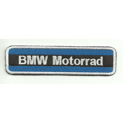 Parche bordado BMW MOTORRAD AZUL 5,5cm x 1,5cm