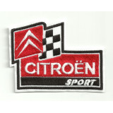 Patch embroidery CITROEN SPORT 3,8CM x 2,8CM