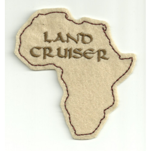Patch embroidery LAND CRUISER AFRICA 4,5cm x 5cm