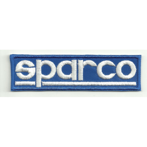 Parche bordado SPARCO 4,4cm x 1,2cm