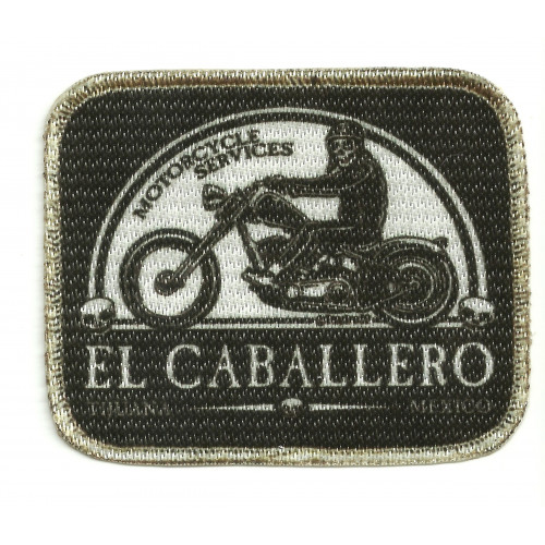 Textile patch EL CABALLERO 9cm x 7.5cm