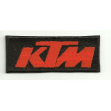 Patch embroidery KTM BLACK ORANGE 8cm x 3cm