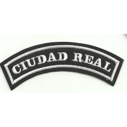 Embroidered Patch CIUDAD REAL  15cm x 5,5cm