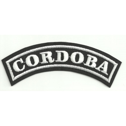 Embroidered Patch CORDOBA  25cm x 7cm